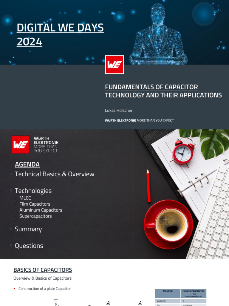 Fundamentals of Capacitor Technology | PDF | Capacitor | Electrical ...