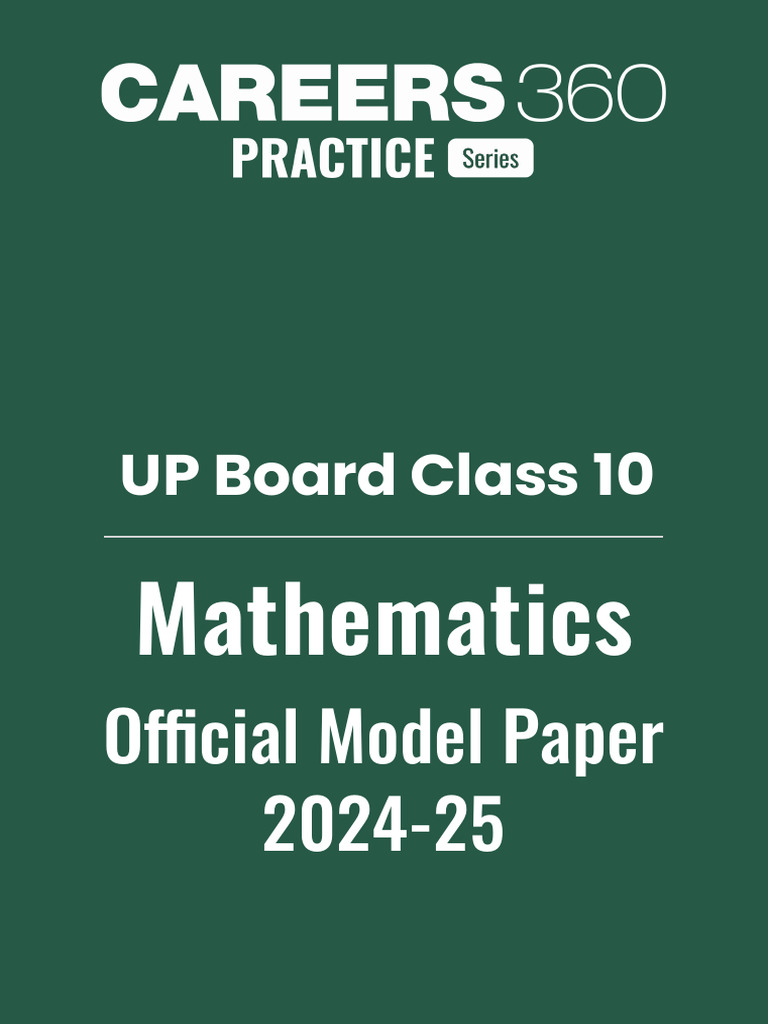 UP Board Class 10 Mathematics Model Paper 2024-25-1770354584669 | PDF