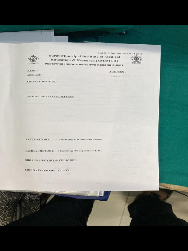 Smimer Case Perfoma | PDF