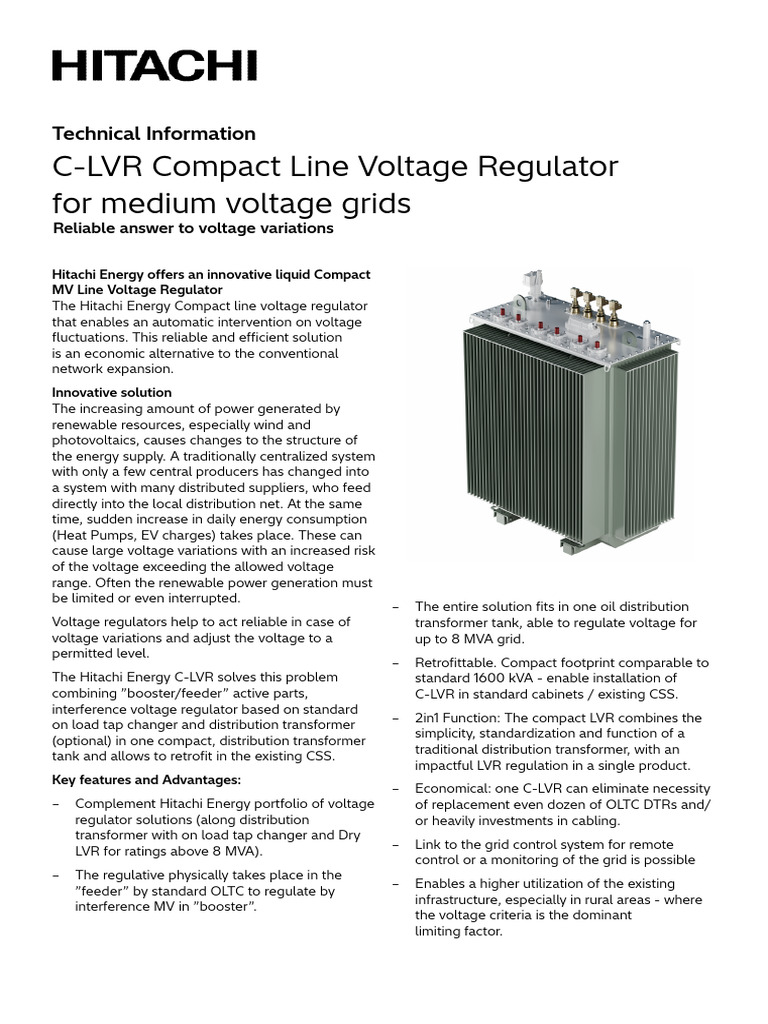 8DAL579432 - EN - A - C-LVR Compact Line Voltage Regulator For Medium ...