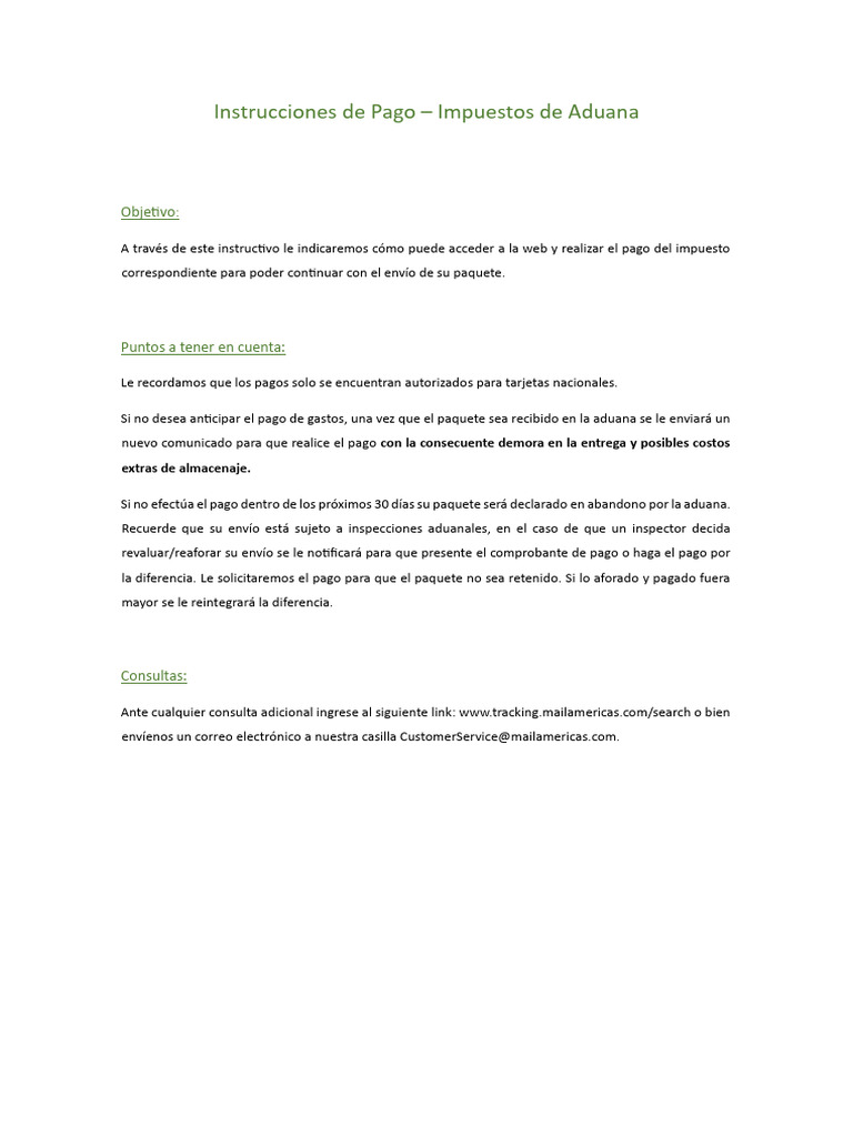 Instrucciones de Botón de Pago | PDF