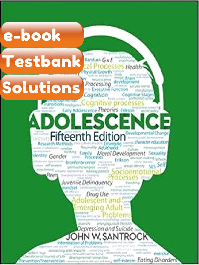 Testbank Adolescence 15th Edition by Santrock Download | PDF ...