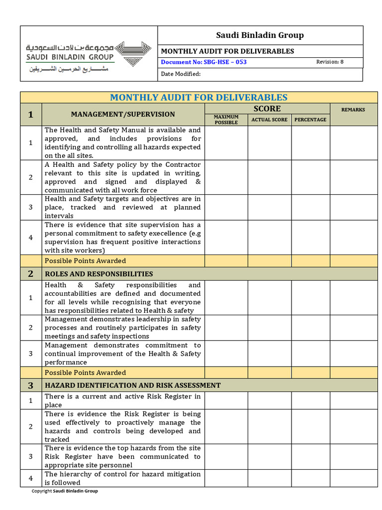 Safety Inspection Forms-66 | PDF | Occupational Safety And Health | Safety