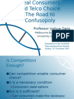 Real Consumers and Telco Choice: The Road To Confusopoly