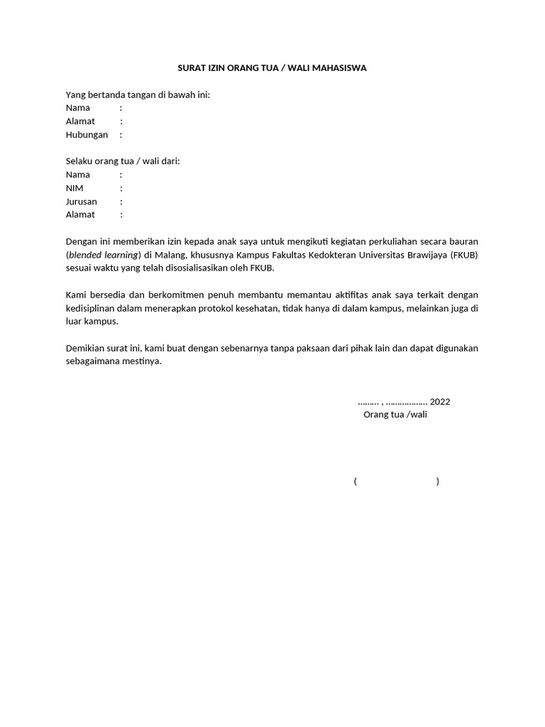 Format Surat | PDF