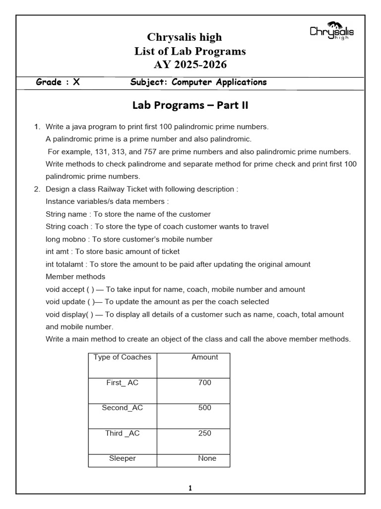 Final Grade X Labset Term II AY 2025 26 | PDF | Constructor (Object ...