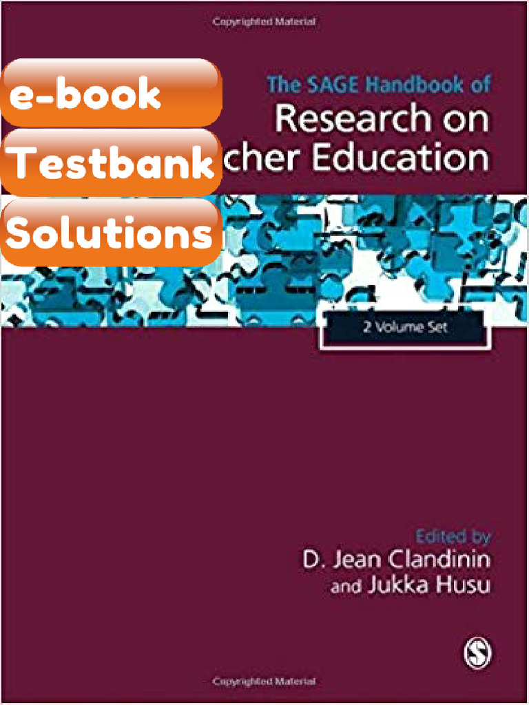 Testbank The SAGE Handbook of Research On Teacher Education by D Jean ...