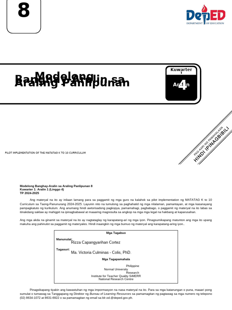 Q1_LE_AP8_Lesson4_Week4 | PDF