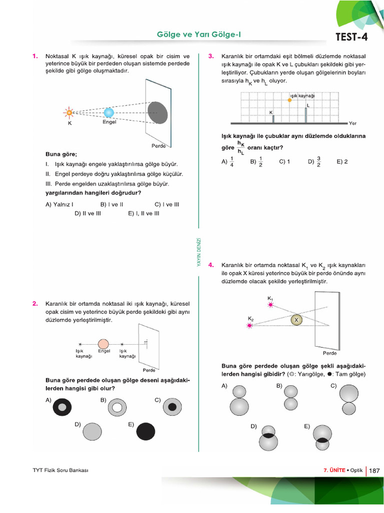 Odev 1 Golge Yarigolge | PDF