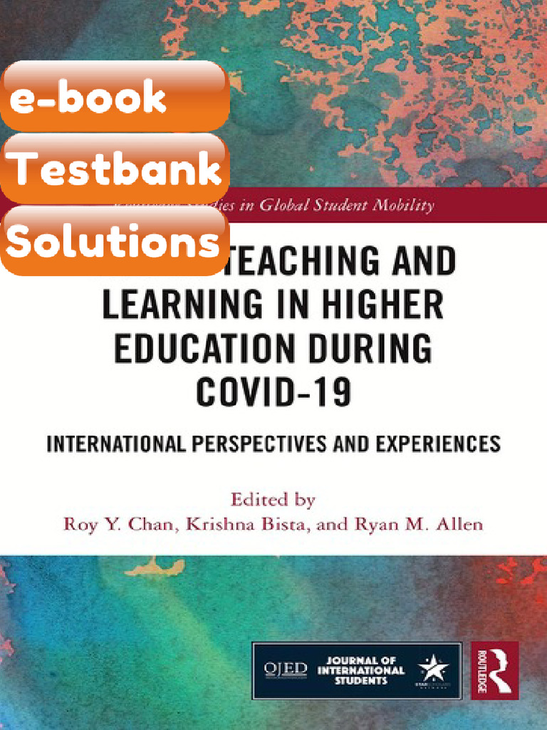 Testbank Online Teaching and Learning in Higher Education During ...