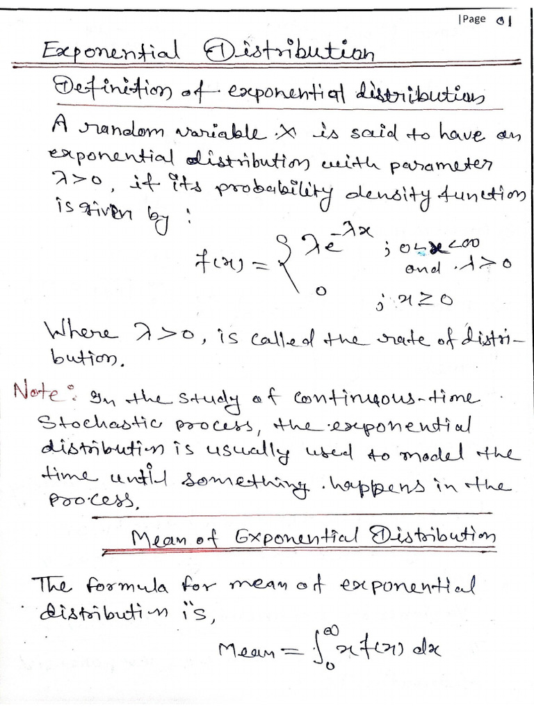 Gamma, Beta and Exponential Distribution | PDF