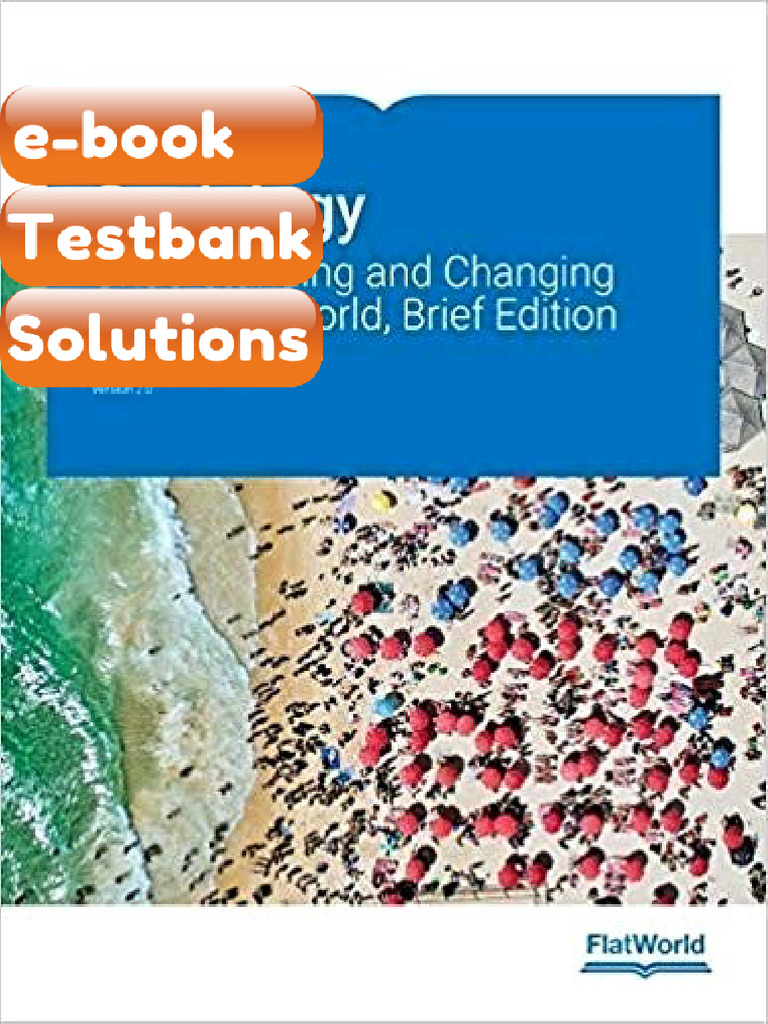 Testbank Sociology Understanding and Changing The Social World Brief ...