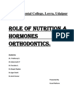 Nutrition in Orthodontics