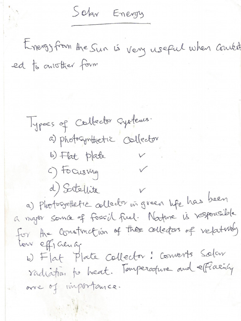 Solar Collectors | PDF