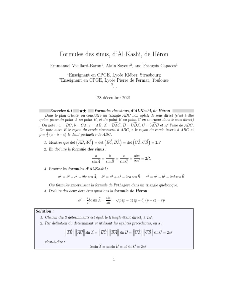 Article | PDF | Triangle | Mathématiques élémentaires