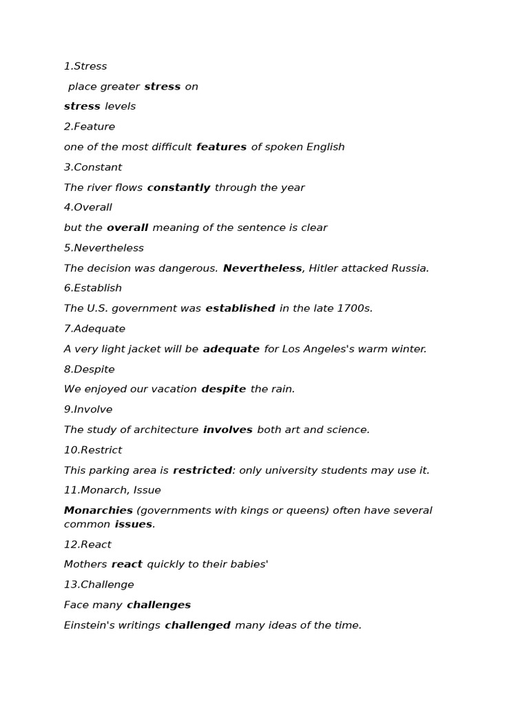 Words Structures | PDF