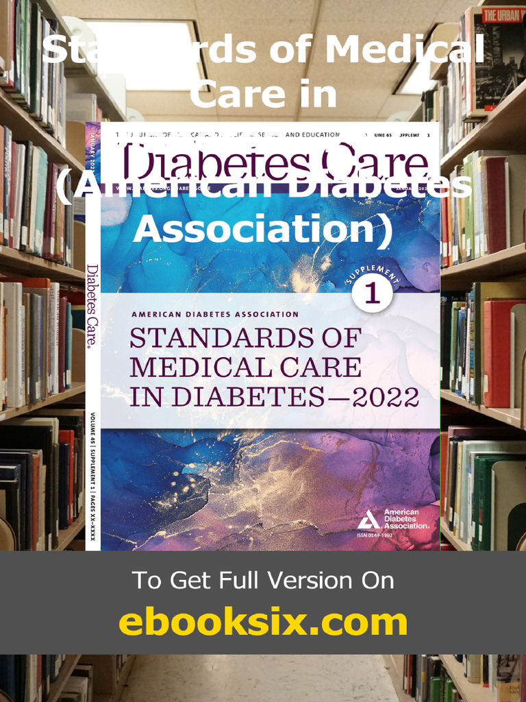 Standards of Medical Care in Diabetes2022 American Diabetes Association ...