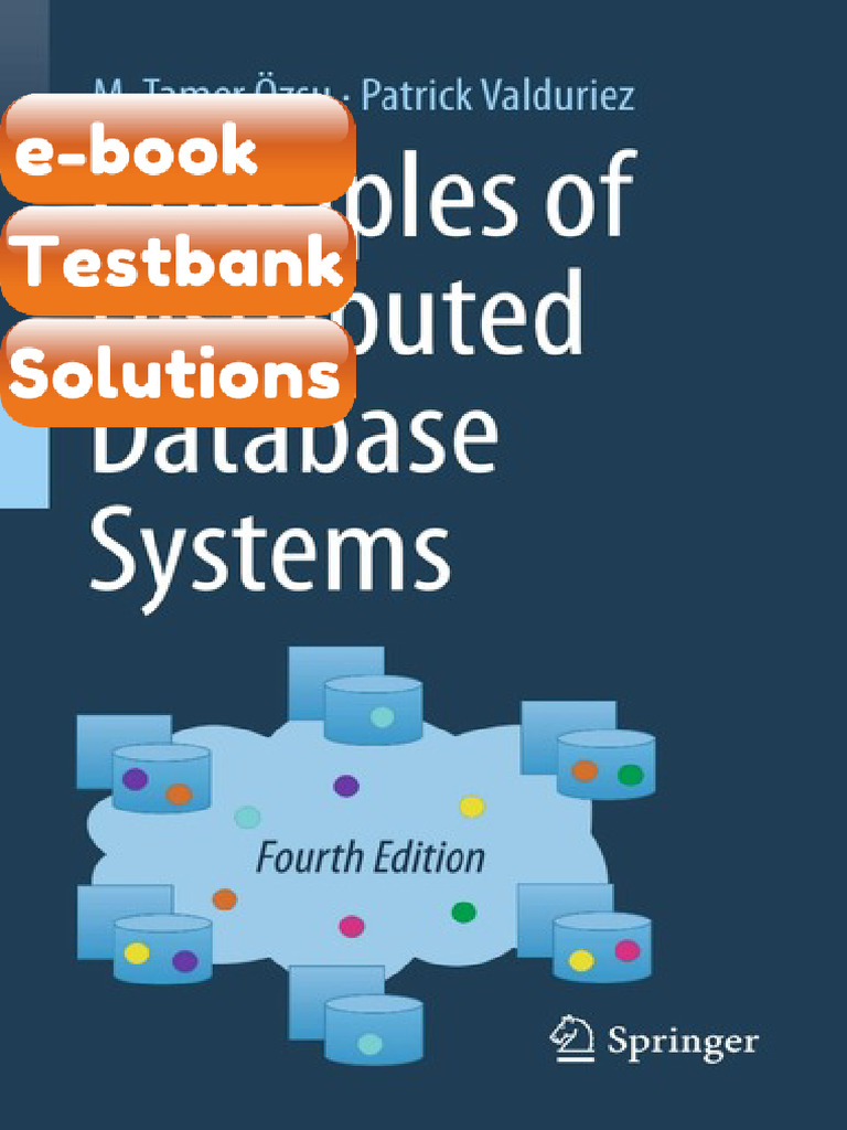 Testbank Principles of Distributed Database Systems 4th Edition by M ...