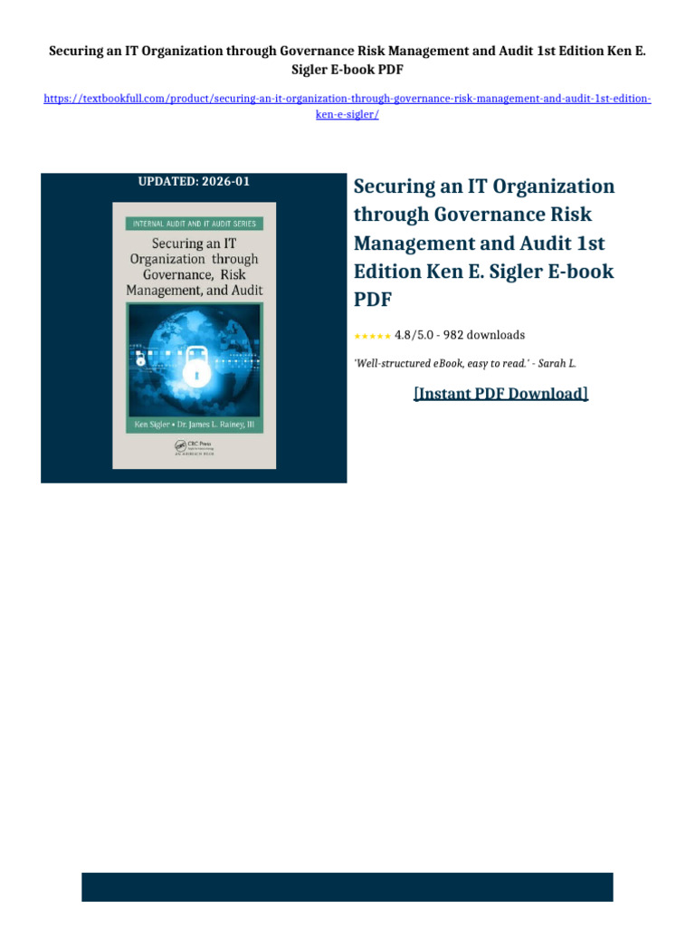 Securing an IT Organization through Governance Risk Management and ...