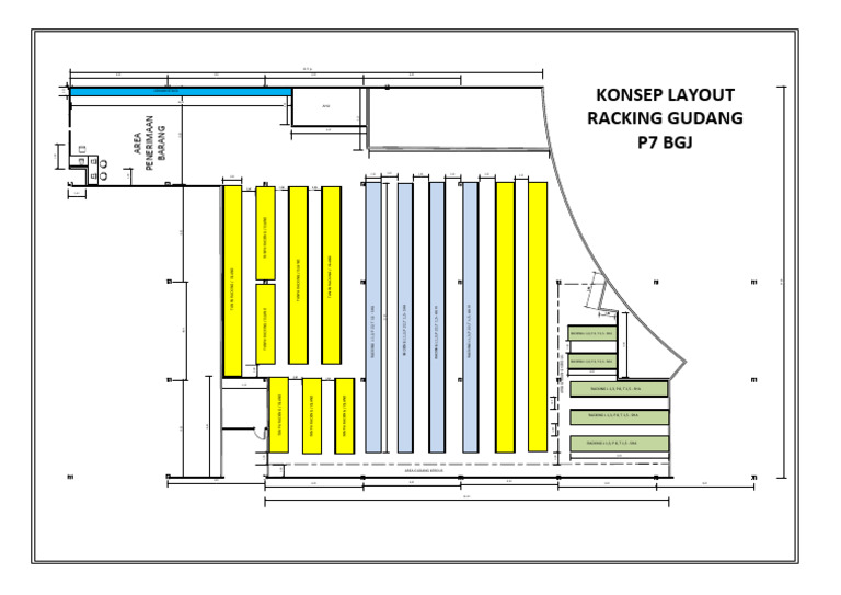 Konsep Layout Gudang Bangunan | PDF