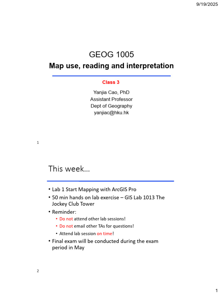 Lecture 3 Choropleth Map | PDF | Map | Color