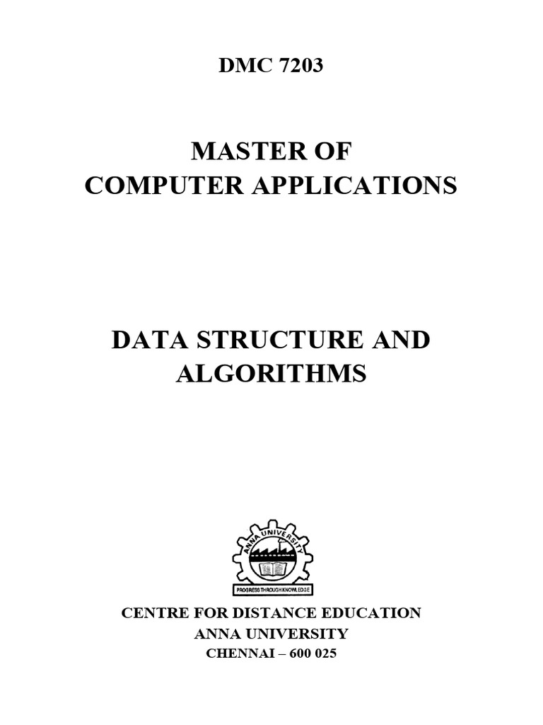 Data Structure and Algorithms | PDF | Data Structure | Time Complexity