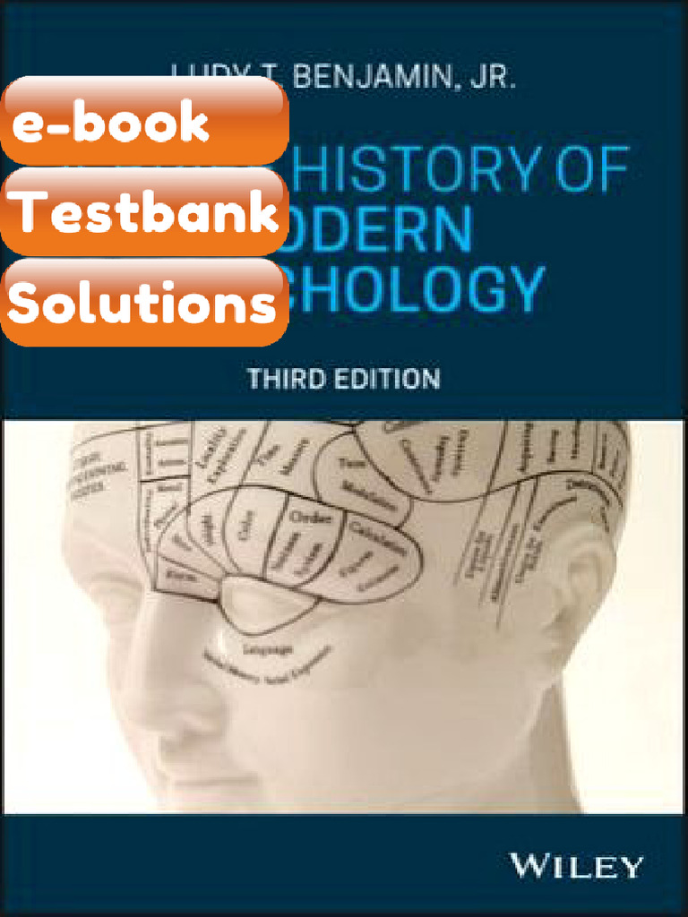 Testbank a Brief History of Modern Psychology 3E Benjamin Jr Download ...