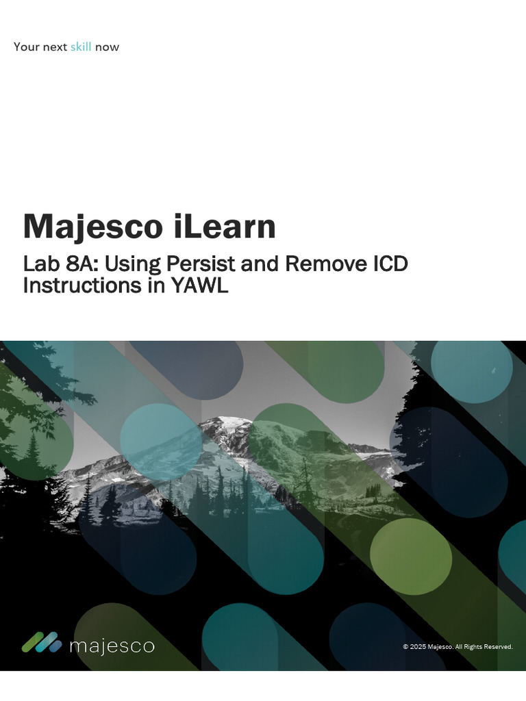 Lab 8A ICMICD - Using Persist and Remove ICD Instructions in YAWL | PDF ...