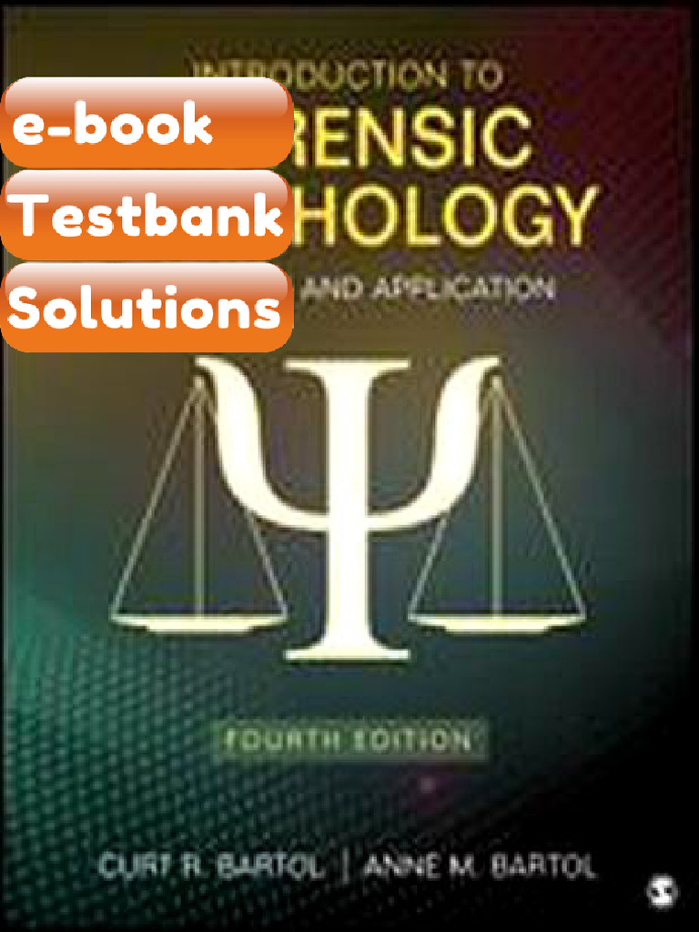 Testbank ForIntroduction To Forensic Psychology Research and ...