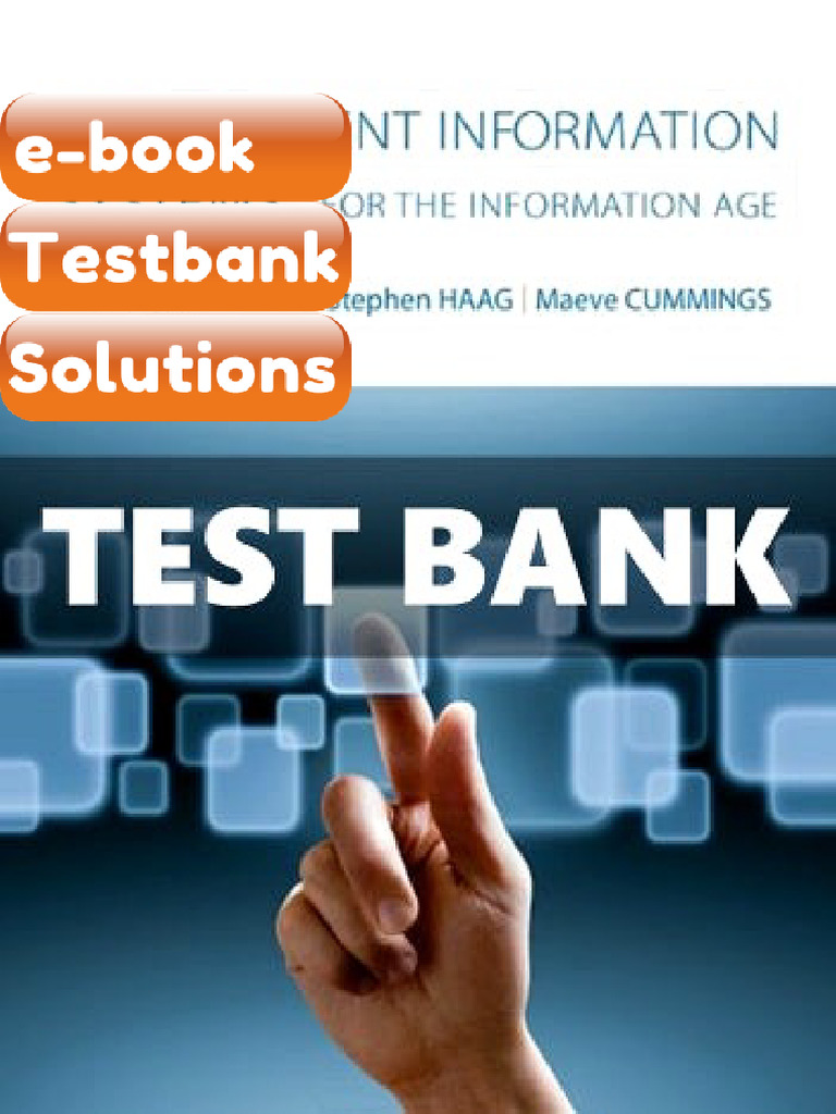 Testbank Management Information Systems for the Information Age 9th ...
