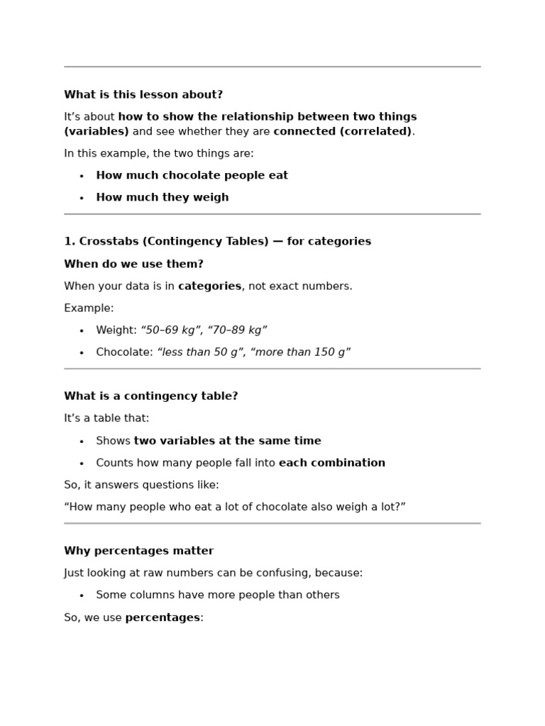 Basic Stats Crosstabs & Scatterplots | PDF | Scatter Plot ...