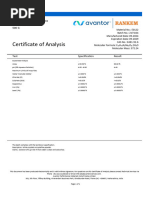 J.T. Baker Sucrose Certificate of Analysis | PDF