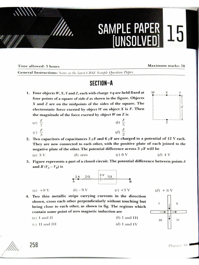 Xam Idea Sample Paper 15 | PDF