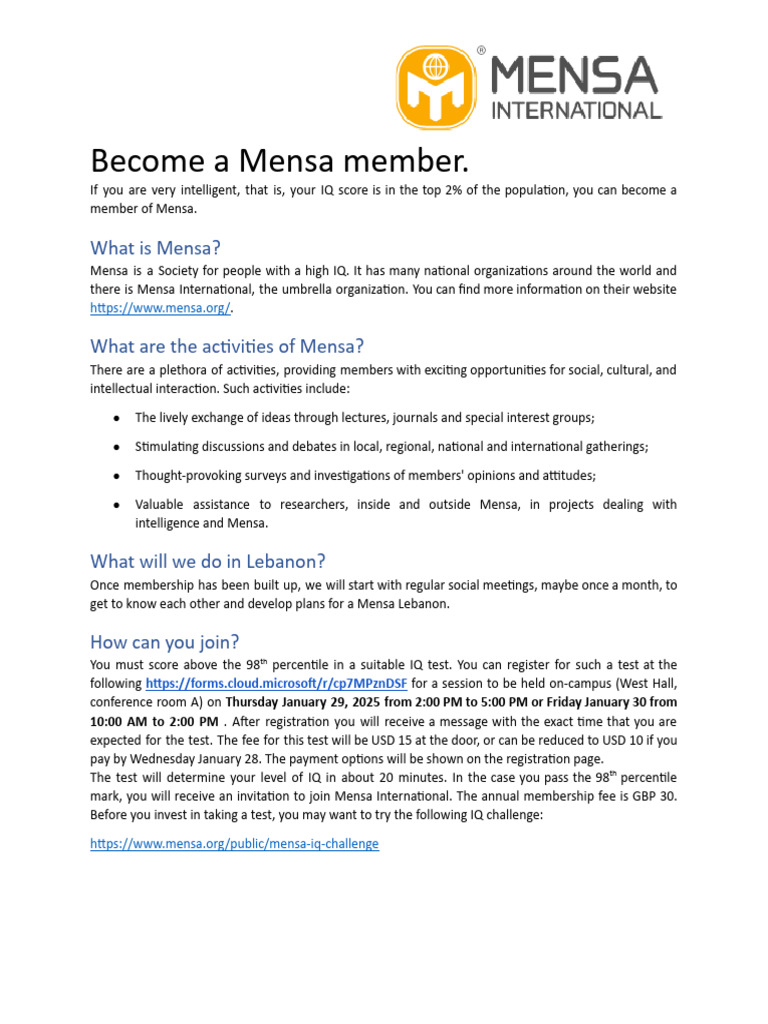 Become A Mensa Member 20260129 - 30 - AUB | PDF | Cognition | Psychology