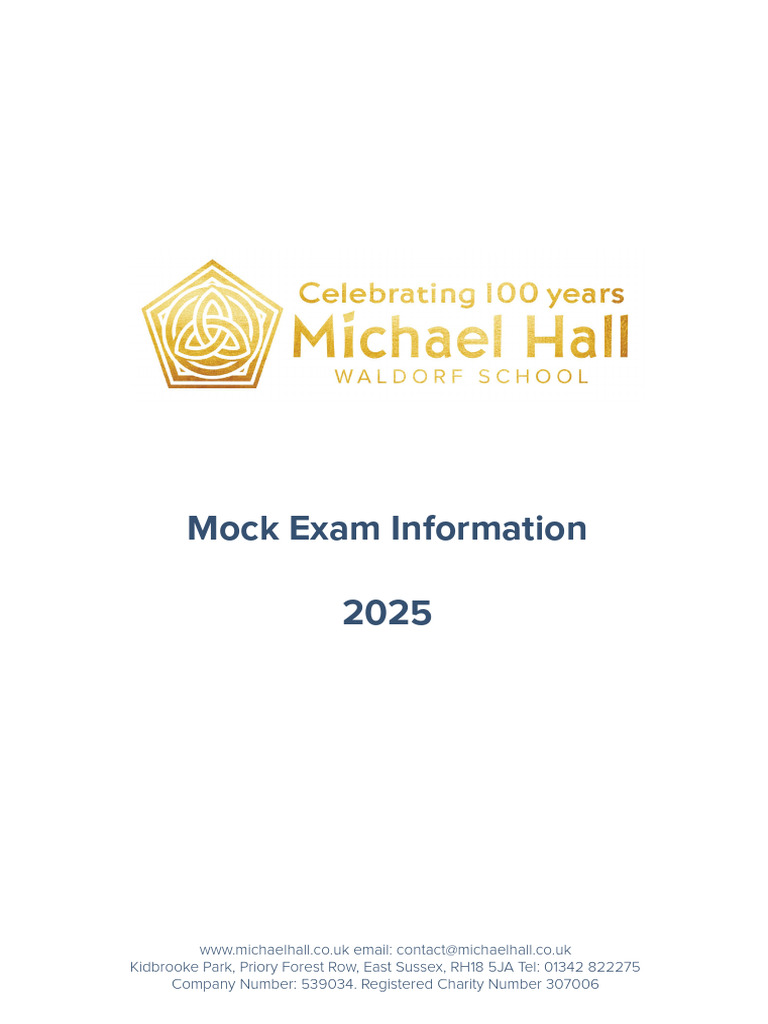 Mock Exam Information Booklet 2025 | PDF | Artificial Intelligence ...
