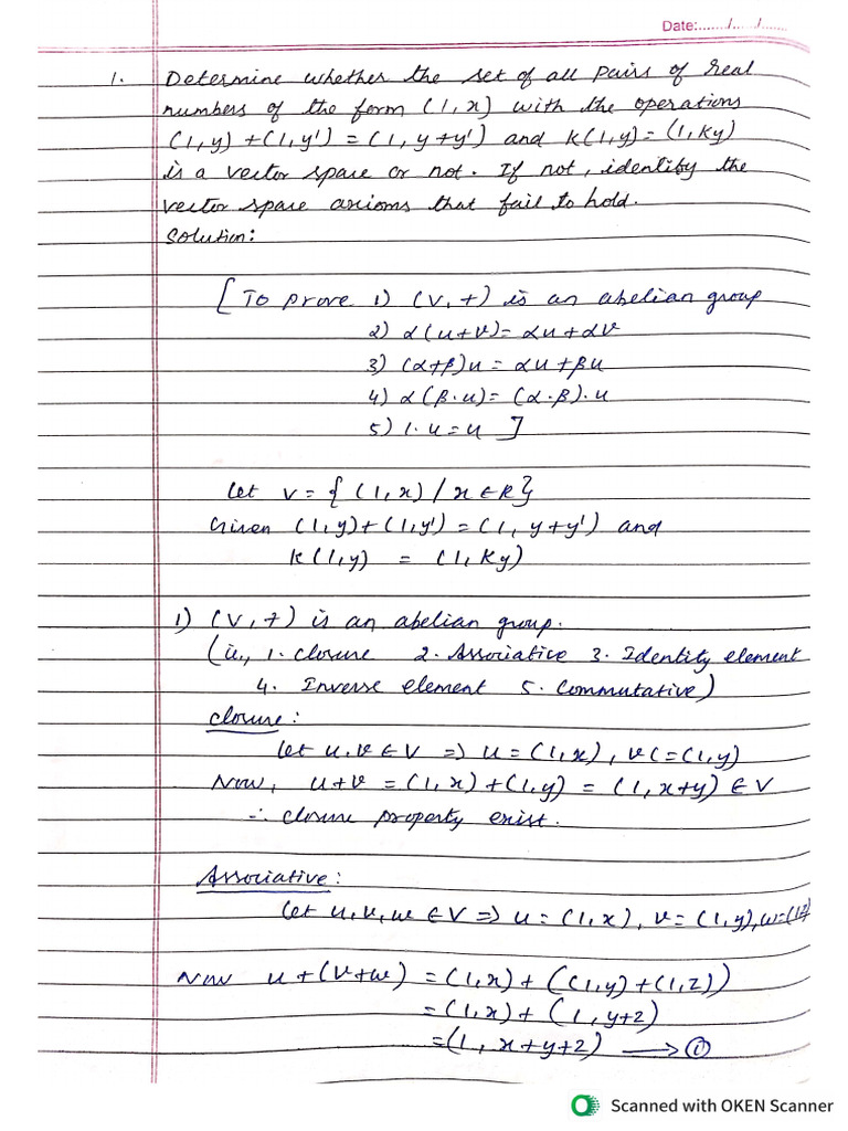 Vector Space | PDF