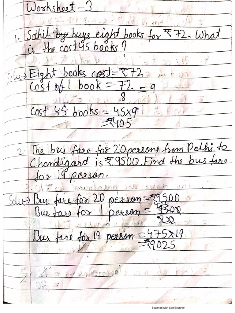Chapter 4 Worksheet 3 | PDF