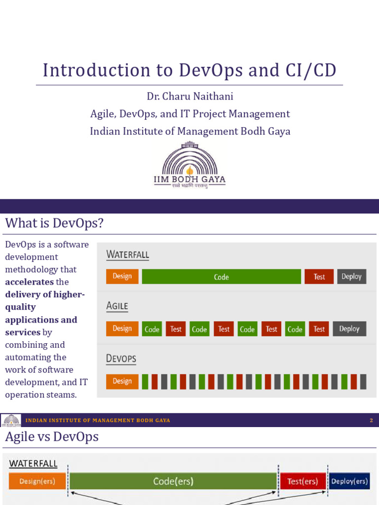 CN - ADO - 14 - Introduction To DevOps and CICD | PDF | Computing ...