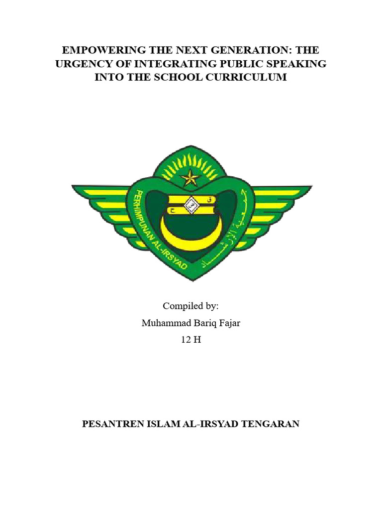 Uprak by Muhammad Bariq Fajar | PDF | Public Speaking | Argument