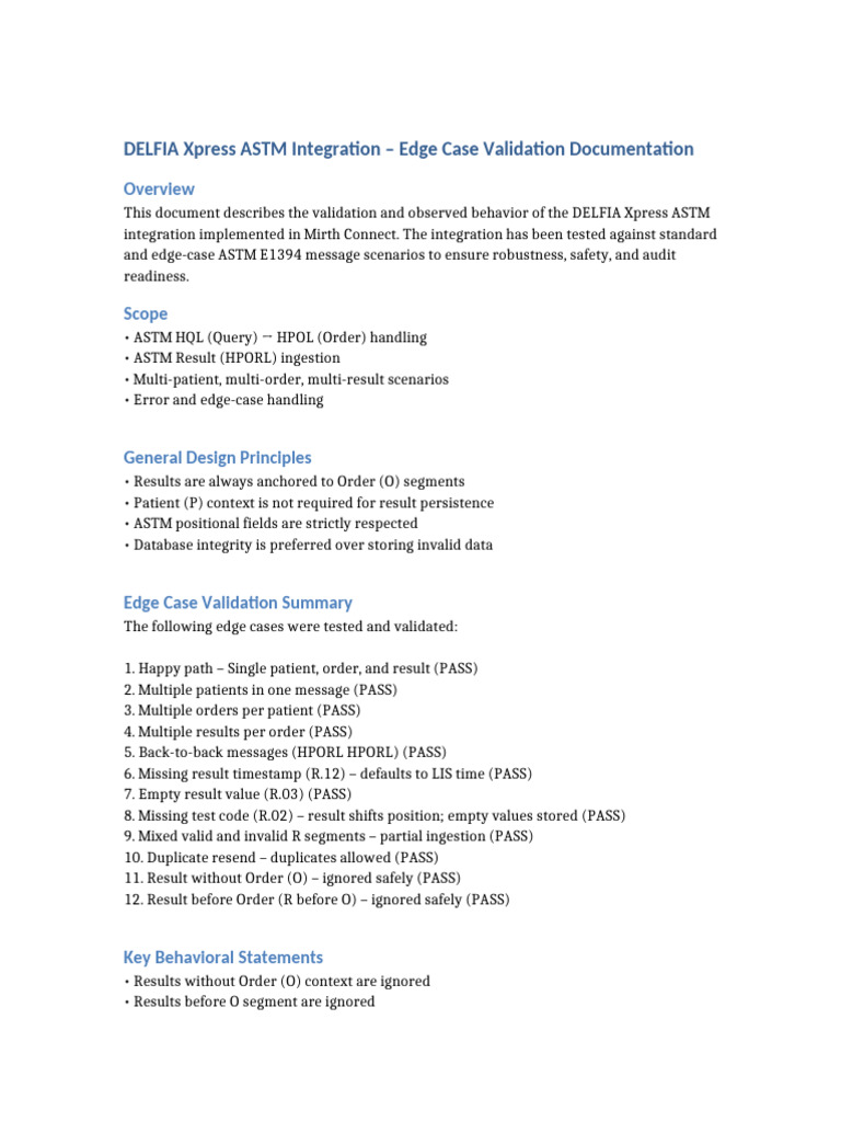 DELFIA Xpress ASTEM Edge Case Validation | PDF