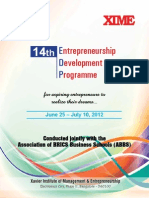 Ntrepreneurship Evelopment Rogramme: For Aspiring Entrepreneurs To Realize Their Dreams..