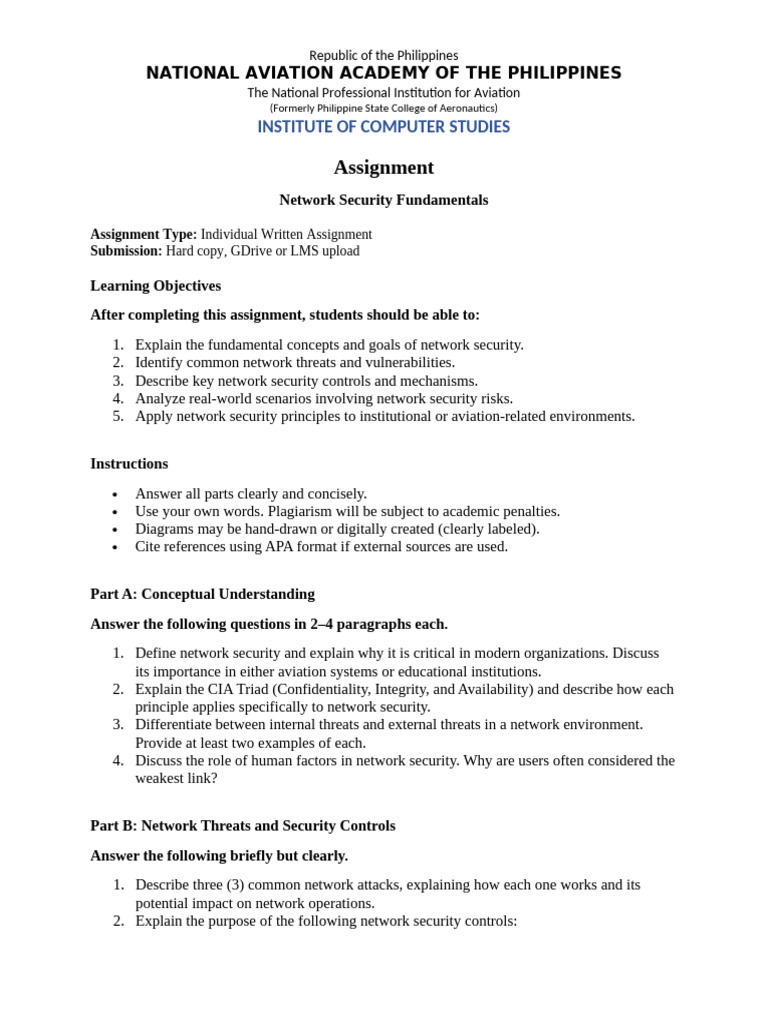 Elect3 Week7 Assignment1 | PDF | Computer Network | Network Security