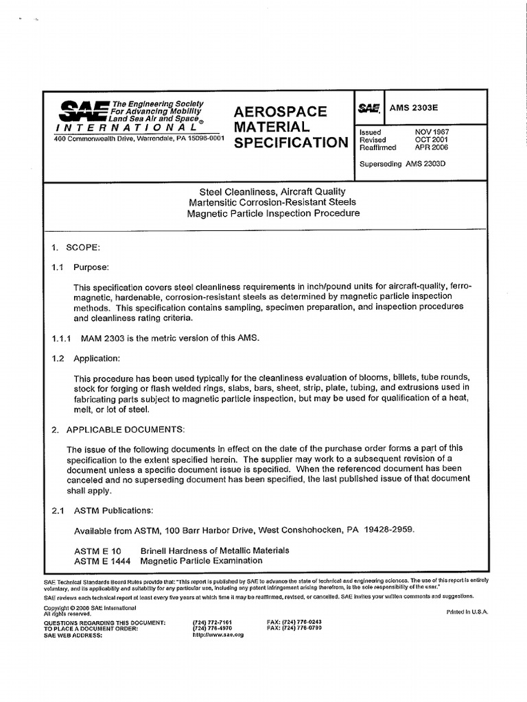 AMS 2303E | PDF
