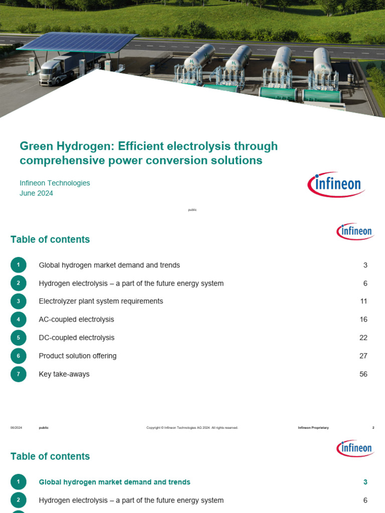 Infineon Green Hydrogen Efficient Electrolysis Through Comprehensive ...