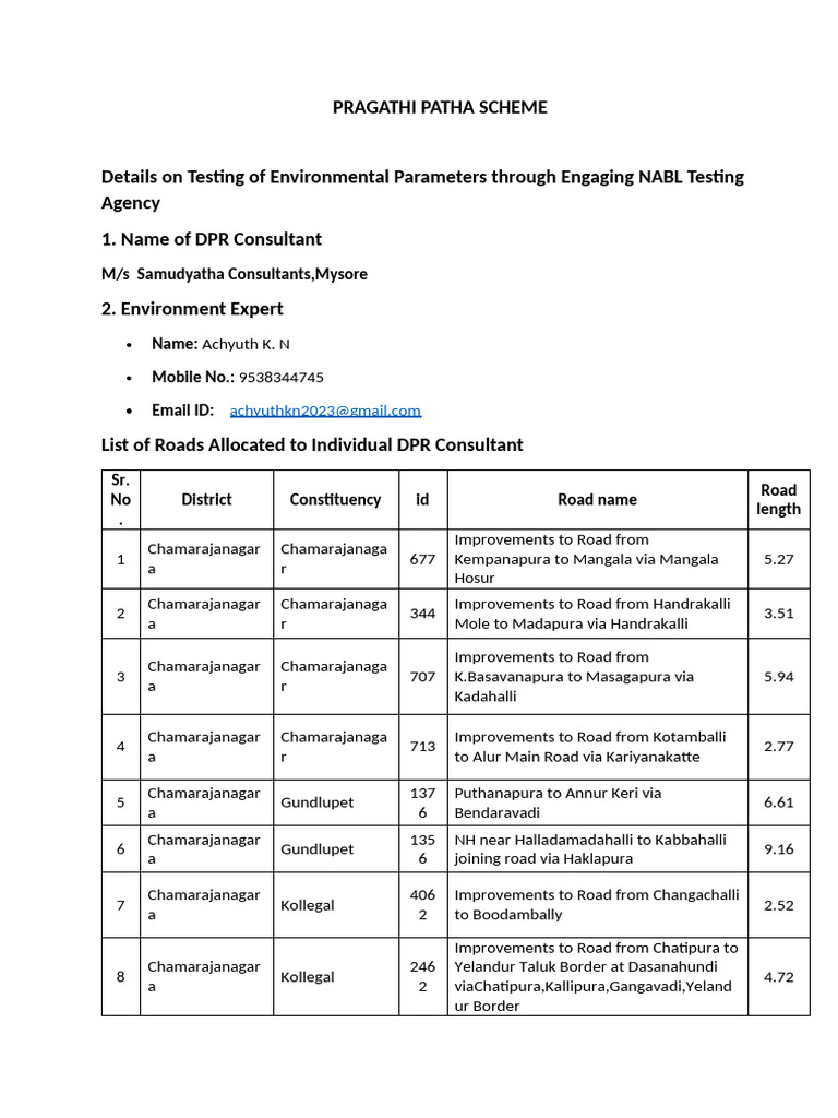 Details On Testing of Environmental Parameters Through Engaging NABL ...