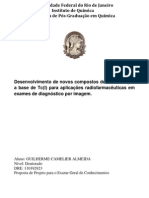 Desenvolvimento de novos compostos de coordenação a base de Tc(I) para aplicações radiofarmacêuticas em ex.ames de diagnóstico por imagem.   