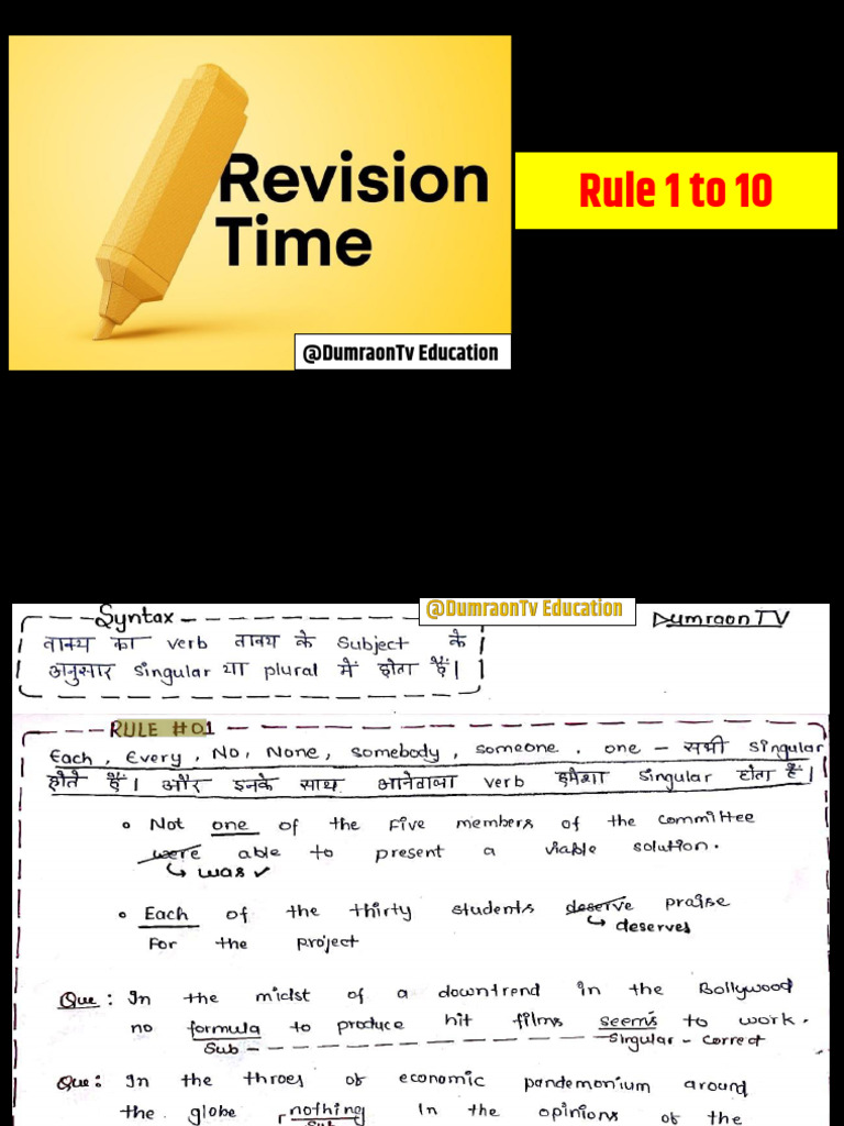 Rule 1 To 10 | PDF