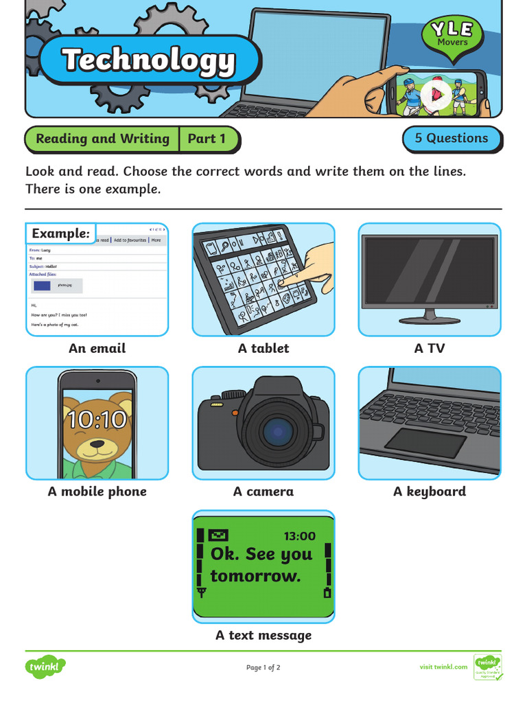 Part 1 Reading and Writing | PDF