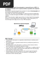 HPLC: Principle, Parts, and Diagram | PDF | High Performance Liquid ...