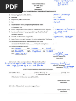 S.R.-1 Leave Application Form | PDF